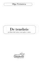 DE TENEBRIS for recorder, english horn and violin [Digitale]